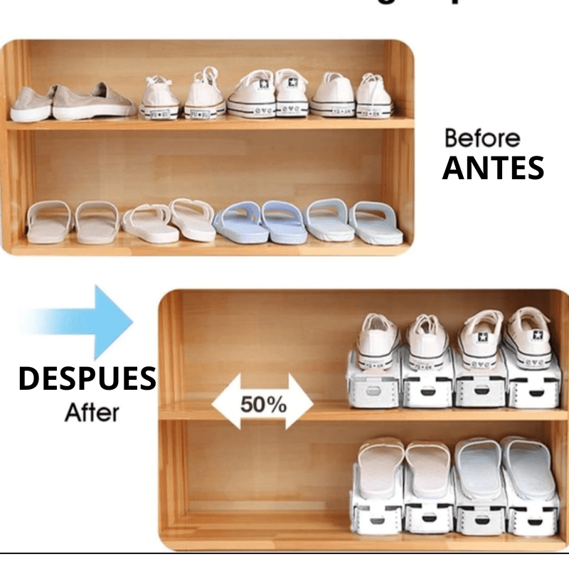 ORGANIZADOR DE ZAPATOS X 6 UND