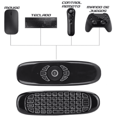 Control Remoto Air Mouse Smart 4 en 1